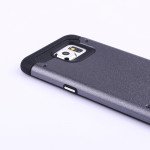 Wholesale Samsung Galaxy S6 Iron Armor Hybrid Case (Silver)